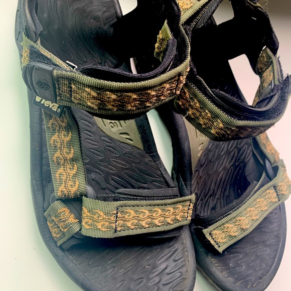 Teva Men’s Adjustable Rugged Sandals with Earthy Pattern Size 10 - Picture 5 of 12